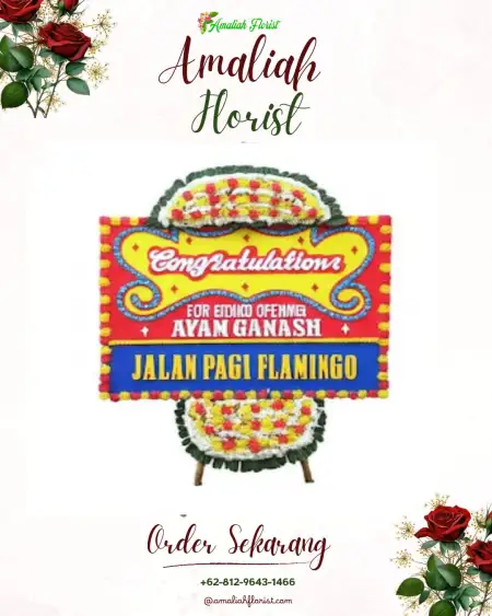 Sewa Papan Bunga Nganganaumala